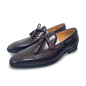 Tassels leather - Brown/Black