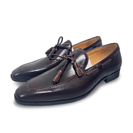 Tassels leather - Brown/Black