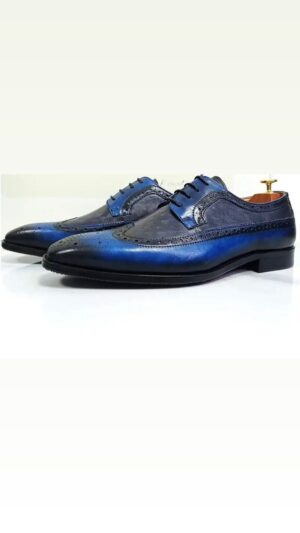Blue longwing Ombrè Brogue