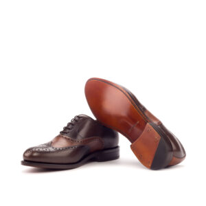 Full Brogue - Cognac painted calf
