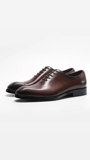 Wine red long-wing Oxfords