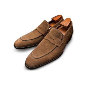 Split suede musk loafer