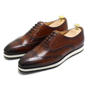 Brown long-wing brogue