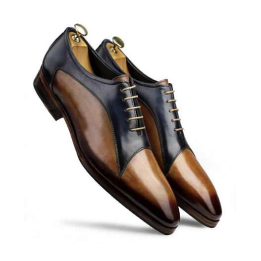 Navy/Brown Whole Cut