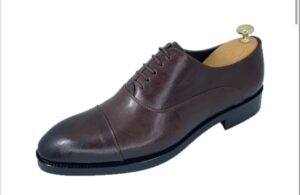 Brown captoe oxfords