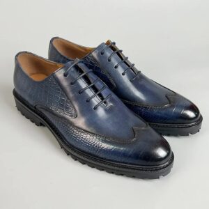 Longwing Navy brogue
