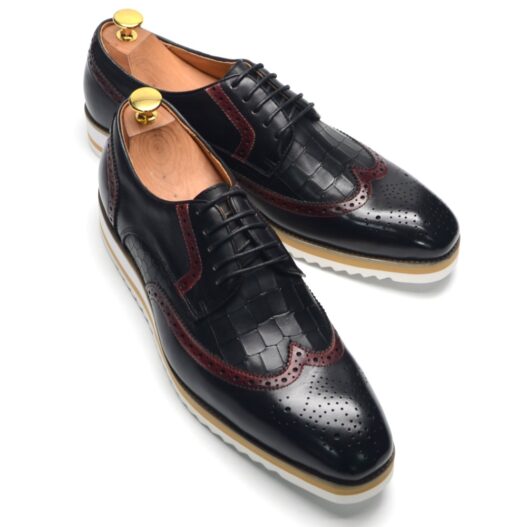 Black/Maroon longwing casual