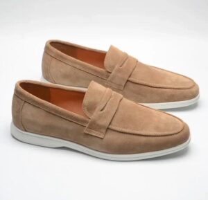 Musk suede leather loafer