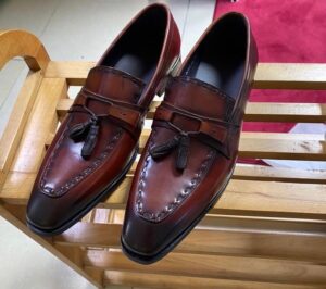 Hand stitched Leather Loafers