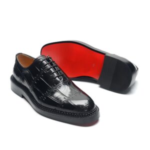 Black blake stitched sole