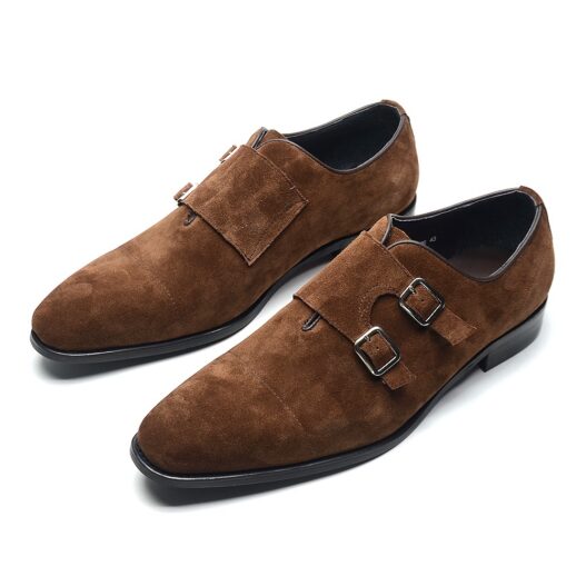 Double monk suede