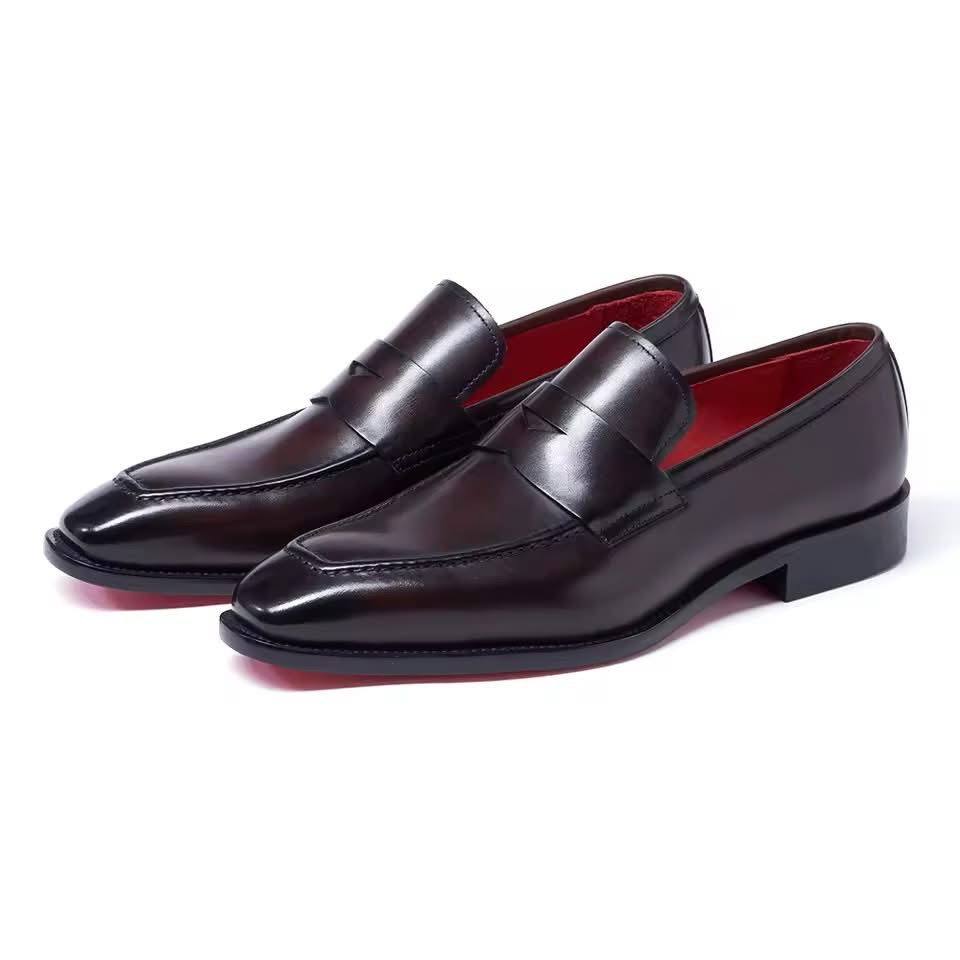 Black/Brown penny loafers - Image 2