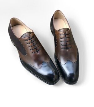 Brown/Black Oxfords