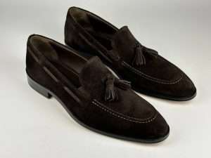 Brown Suede tassels